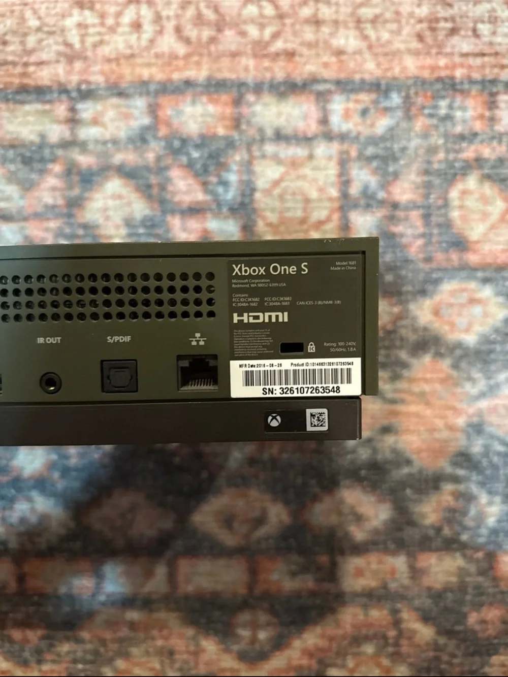 Xbox One S Battlefield One Edition